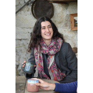 Echarpe XL Flamenco Beige