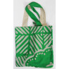 Cabas en coton upcycling Manuka Vert Green