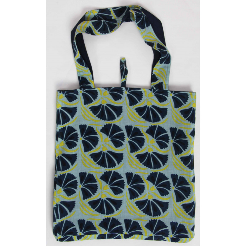 Cabas en Coton Upcycling Diego Marine Navy