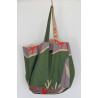 Cabas en Coton Upcycling Bag Luna Kaki