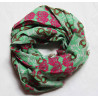 Foulard Coton Bio Baroque Vert