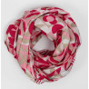 Foulard Coton Bio Bergen Fuchsia