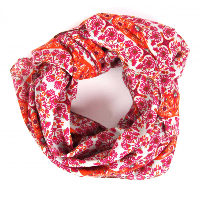 Carré Coton Tanger Fuchsia