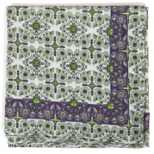 Carré Coton Tanger Prune Purple