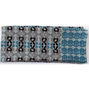 Foulard Coton Bio Versailles Bleu