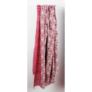 Foulard Coton Bio Tetouan Rose Pink