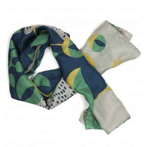 Carré Soie Pacifique Jaune